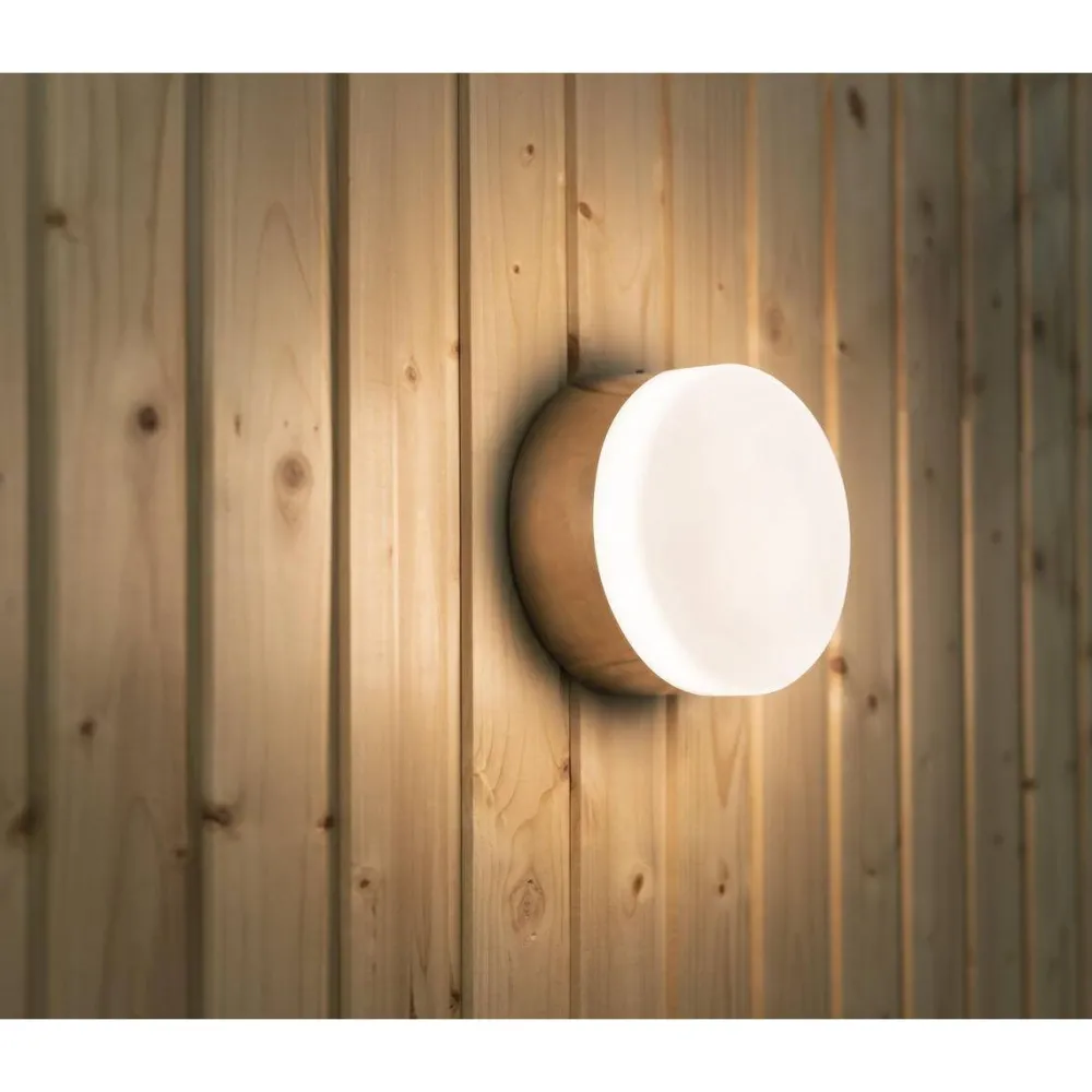 LED-saunavalaisin Heatwall 2700K teräs*Hide-a-lite Discount