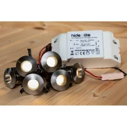 Discount LED-saunavalaisinsetti Heatspot G2 2700K teräs Saunavalosarjat|Led-Saunavalot