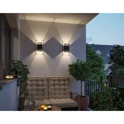 LED-seinävalaisin Tharin, 120x104mm, IP44, 3000K, 2x3.7W*Paulmann