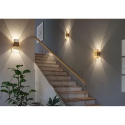 LED-seinävalaisin Tharin, 120x104mm, IP44, 3000K, 2x3.7W*Paulmann