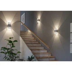 LED-seinävalaisin Tharin, 120x104mm, IP44, 3000K, 2x3.7W*Paulmann