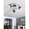 Hot LED-Spottivalaisin Bimeda 3-osainen musta/nikkeli Kohdevalaisimet