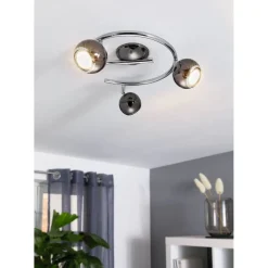 Hot LED-Spottivalaisin Bimeda 3-osainen musta/nikkeli Kohdevalaisimet