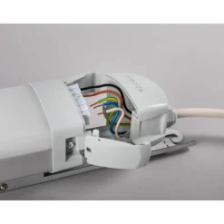 Hot LED-teollisuusvalaisin Liteline 1200 S tunnistimella IP65 vaaleanharmaa Tunnistinvalaisimet