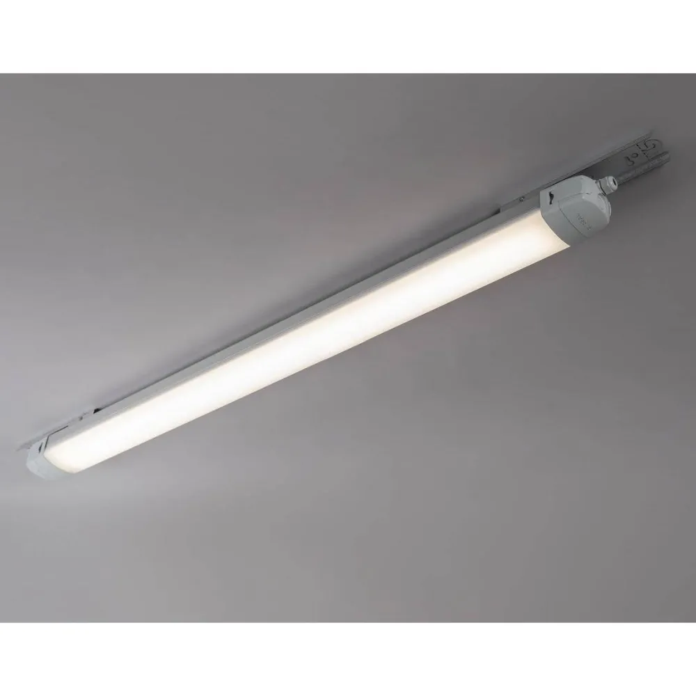 Hot LED-teollisuusvalaisin Liteline 1200 S tunnistimella IP65 vaaleanharmaa Tunnistinvalaisimet