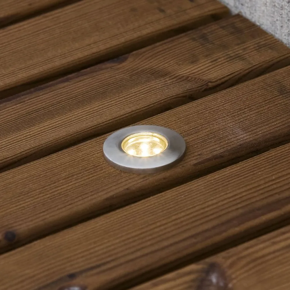 Clearance LED-terassivalaisinsarja Mini LED 7464-000 6x0.36W teräs 6-osainen Terassivalot|Led-Ulkovalot