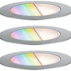 Best LED-terassivalaisinsarja Plug & Shine Floor, Smart Home Zigbee 3.0, IP67, RGBW+, 3x2W, rst Älyvalaisimet Ulos