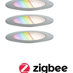 Best LED-terassivalaisinsarja Plug & Shine Floor, Smart Home Zigbee 3.0, IP67, RGBW+, 3x2W, rst Älyvalaisimet Ulos