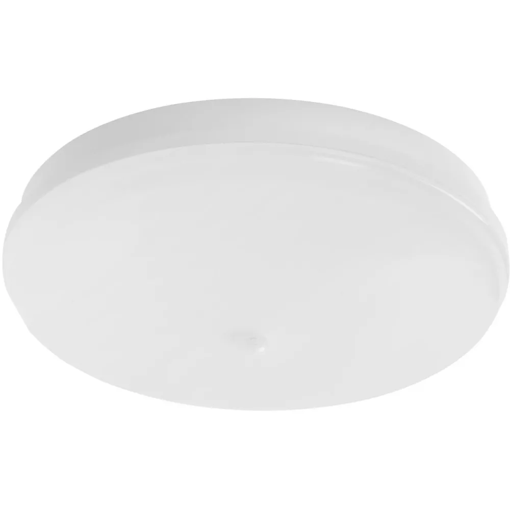 Clearance LED-tunnistinvalaisin Lumi II 320, 12W/840, PIR M-S, Ø320x94mm, IP44, valkoinen/opaali Tunnistinvalaisimet|Plafondit
