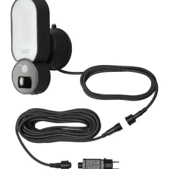 Outlet LED-tunnistinvalaisin Smartlight kameralla musta Älyvalaisimet Ulos