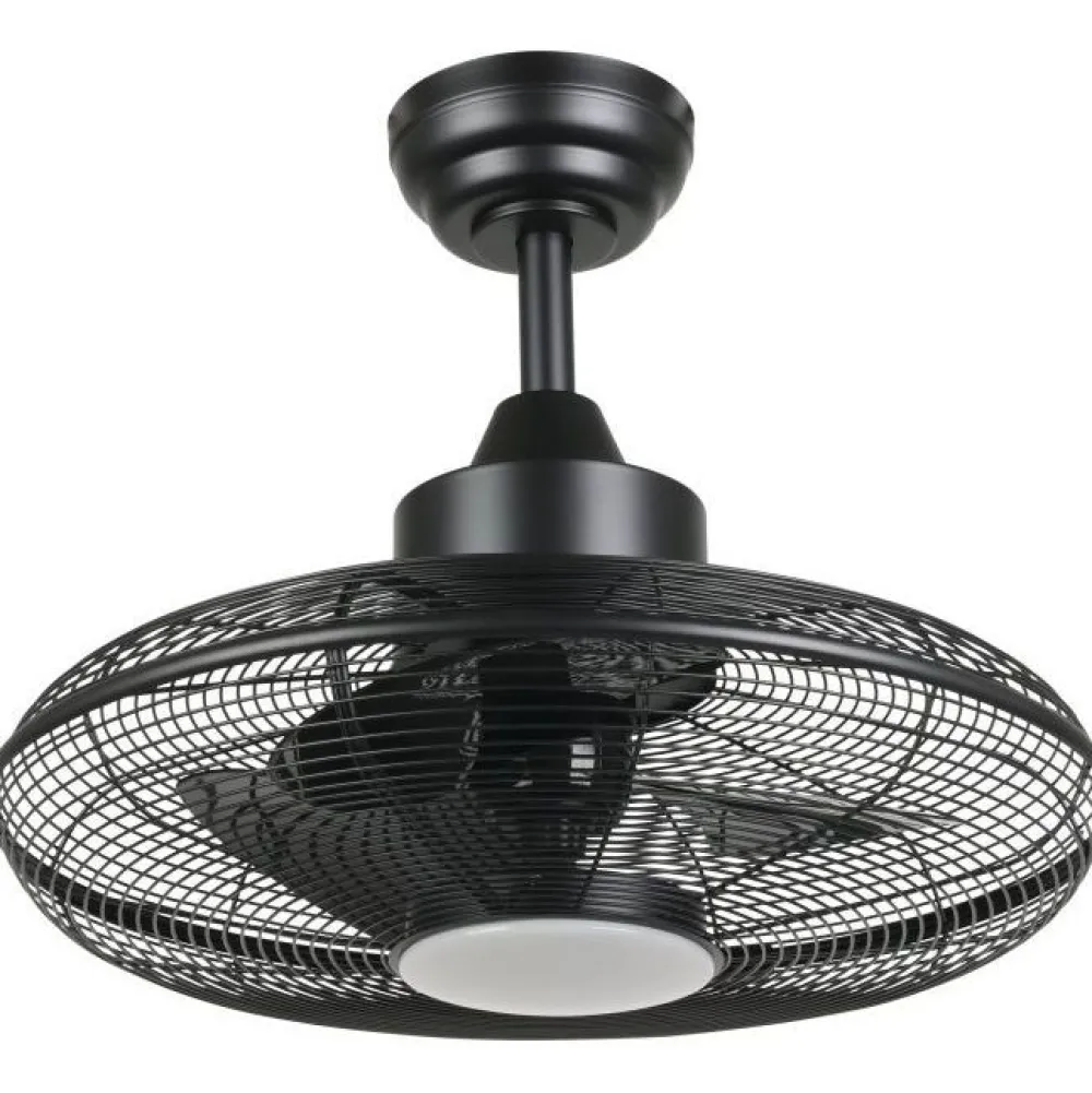 LED-tuuletinvalaisin Igeldo, musta*Eglo Hot