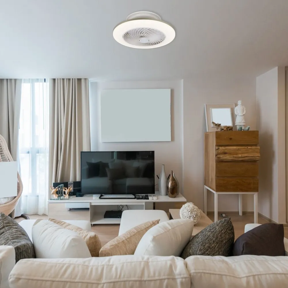 LED-tuuletinvalaisin Dalfon CCT 3000-6000K 36W Ø55 cm valkoinen*Rabalux Online