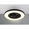 LED-tuuletinvalaisin Halmstad, musta*Trio New
