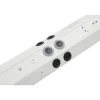LED-työpistevalaisin Handy 750, 11W/830/840, 750x74mm, 2-osainen pistorasia+kytkin, IP21, valkoinen/opaali Keittiövalaisimet