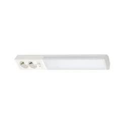 Sale LED-työpistevalaisin Handy 450, 5W/830/840, 450x74mm, 2-osainen pistorasia+kytkin, IP21, valkoinen/opaali Keittiövalaisimet