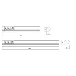 LED-työpistevalaisin pistorasialla 10W IP20*LED Energie Clearance
