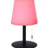 LED-ulkopöytävalaisin Rio RGB, USB-ladattava, himmennettävä, värinvaihto-ominaisuus*Lucide Sale