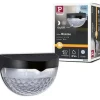 LED-ulkoseinävalaisin aurinkokennolla Mimmo, IP44, 6500K, musta*Paulmann