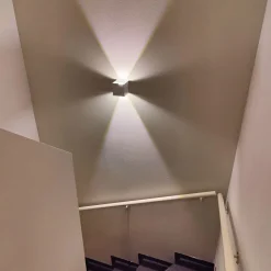 LED-ulkoseinävalaisin Iina 2x5W eri valonvärejä 570lm säädettävä keila musta*FTLight Discount