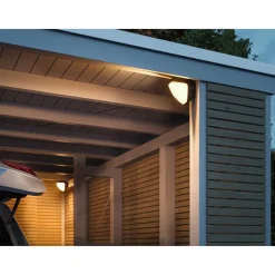 Discount LED-ulkoseinävalaisin liike- ja hämärätunnistimella Ikosea, Smart Home Zigbee 3.0, IP44, 5x20.3cm, säädettävä värilämpötila, antrasiitti Älyvalaisimet Ulos