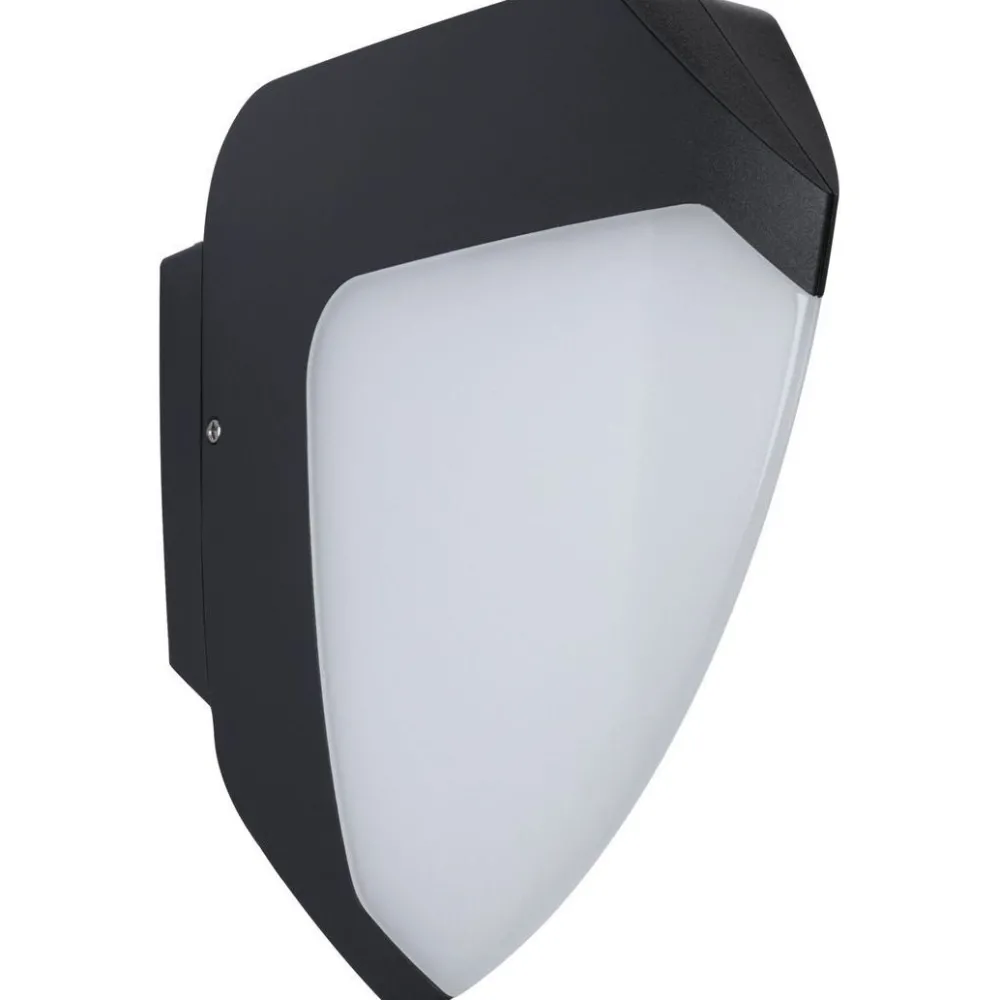Discount LED-ulkoseinävalaisin liike- ja hämärätunnistimella Ikosea, Smart Home Zigbee 3.0, IP44, 5x20.3cm, säädettävä värilämpötila, antrasiitti Älyvalaisimet Ulos