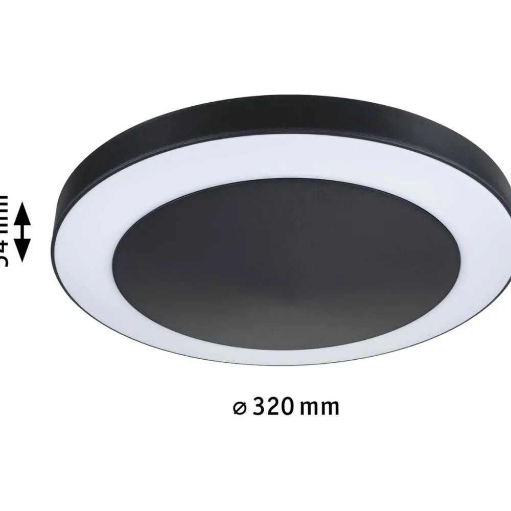 Best LED-ulkoseinävalaisin liike- ja hämärätunnistimella Circula, Smart Home Zigbee 3.0, IP44, 32cm, antrasiitti Ulkovalaisimet Liiketunnistimella Ja Hämäräkytkimellä|Ulkovalaisimet Liiketunnistimella