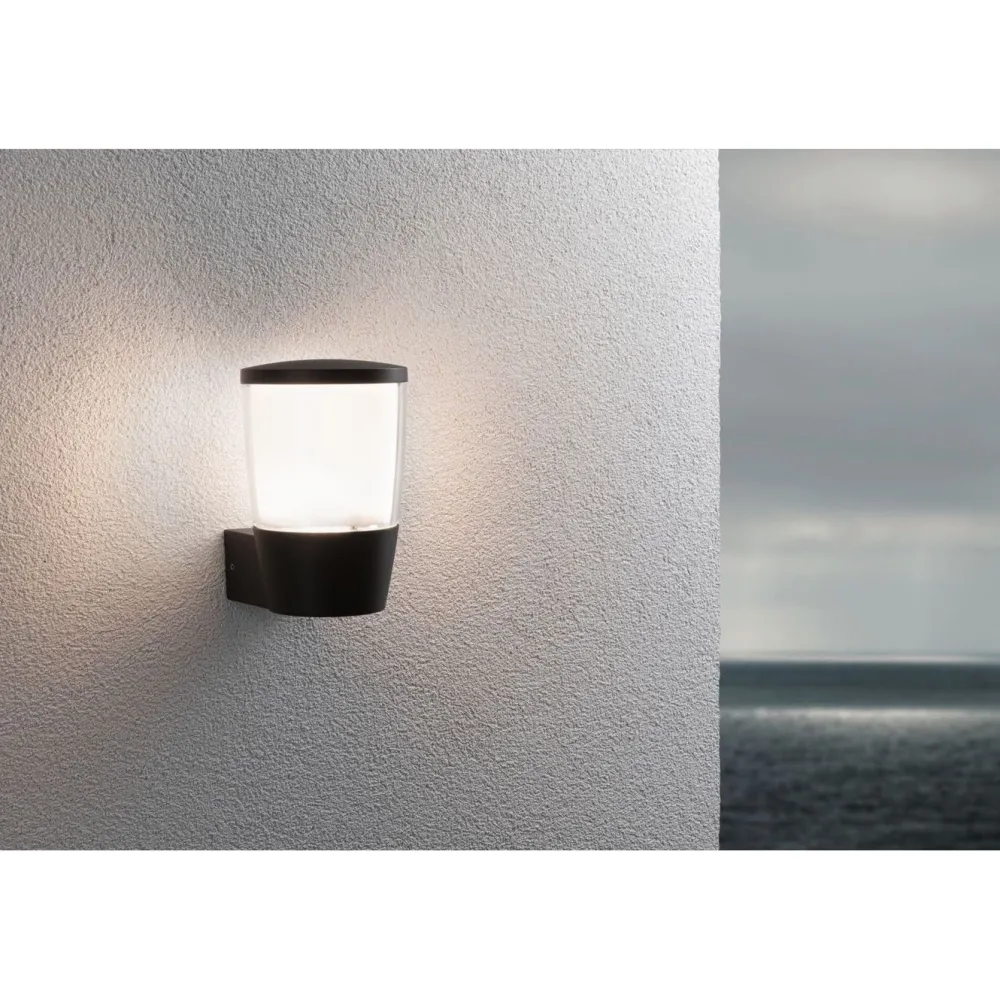 LED-ulkoseinävalaisin Bako, IP44, korroosionkestävä*Paulmann Best