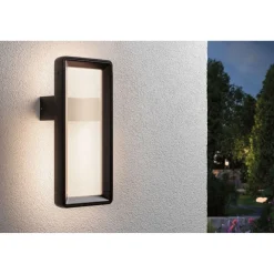 Outlet LED-ulkoseinävalaisin Reana 176x107mm 3000K 2x3W 2x130lm hämäräohjattu liiketunnistin HF antrasiitti Ulkovalaisimet Hämäräkytkimellä|Ulkovalaisimet Liiketunnistimella Ja Hämäräkytkimellä