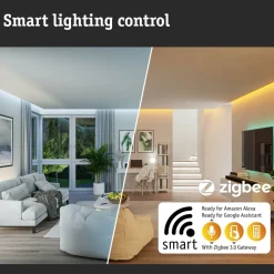 Online LED-ulkoseinävalaisin Alara Smart Home Zigbee 3.0 375x270mm hämäräohjattu liiketunnistin IR RGBW+ 10W 450lm antrasiitti Ulkovalaisimet Hämäräkytkimellä|Ulkovalaisimet Liiketunnistimella Ja Hämäräkytkimellä