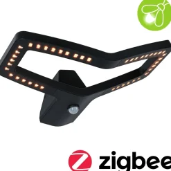 Online LED-ulkoseinävalaisin Alara Smart Home Zigbee 3.0 375x270mm hämäräohjattu liiketunnistin IR 3000-2200K 10W 450lm antrasiitti Ulkovalaisimet Hämäräkytkimellä|Ulkovalaisimet Liiketunnistimella Ja Hämäräkytkimellä