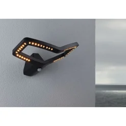 Online LED-ulkoseinävalaisin Alara Smart Home Zigbee 3.0 375x270mm hämäräohjattu liiketunnistin IR 3000-2200K 10W 450lm antrasiitti Ulkovalaisimet Hämäräkytkimellä|Ulkovalaisimet Liiketunnistimella Ja Hämäräkytkimellä