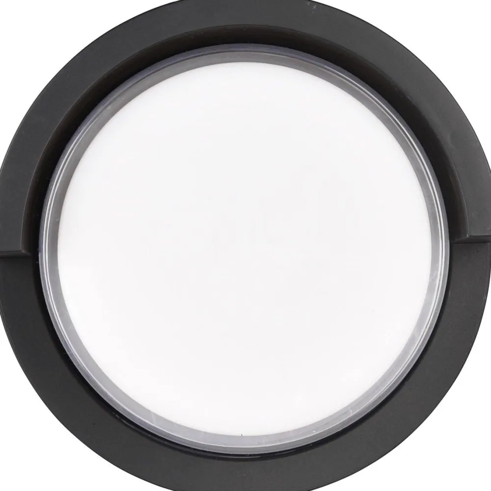 LED-ulkoseinävalaisin Puno pyöreä mattamusta*Trio Outlet