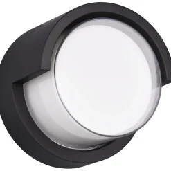 LED-ulkoseinävalaisin Puno pyöreä mattamusta*Trio Outlet