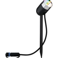LED-Ulkospottivalaisin Plug & Shine SpotPike RGBW antrasiitti*Paulmann Discount