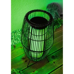 LED-ulkovalaisin Plug & Shine Basket, Smart Home Zigbee 3.0, IP44, RGBW, musta*Paulmann