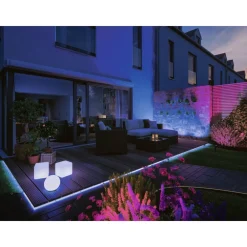 Hot LED-ulkovalaisin Plug & Shine Globe, Smart Home Zigbee 3.0, IP65, RGBW+, valkoinen Puutarhavalaisimet|Älyvalaisimet Ulos