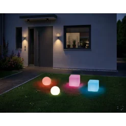 Hot LED-ulkovalaisin Plug & Shine Globe, Smart Home Zigbee 3.0, IP65, RGBW+, valkoinen Puutarhavalaisimet|Älyvalaisimet Ulos