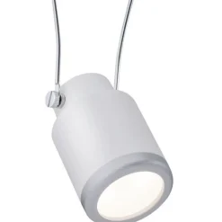 Sale LED-vaijerivalaisinsetti TunLED, 2700K, 5 valaisinta, valkoinen/mattakromi Vaijerivalaisimet