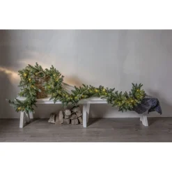 LED-valaistu havuköynnös Greyland, 300cm, vihreä*Star Trading Sale
