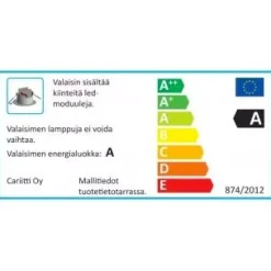 Outlet LED-valaistu saunakiulu poistoaukolla Valaisinkalusteet, Valopannat|Saunan Kuituvalot