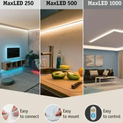 Discount LED-valonauha MaxLED 250, 300lm/m, 2700K, eri kokoja Led-Nauhat