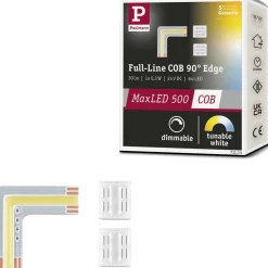 Outlet LED-valonauha MaxLED 500 Full-Line COB, kulmaosa, 0.3W, 1000lm/m, säädettävä värilämpötila Led-Nauhat