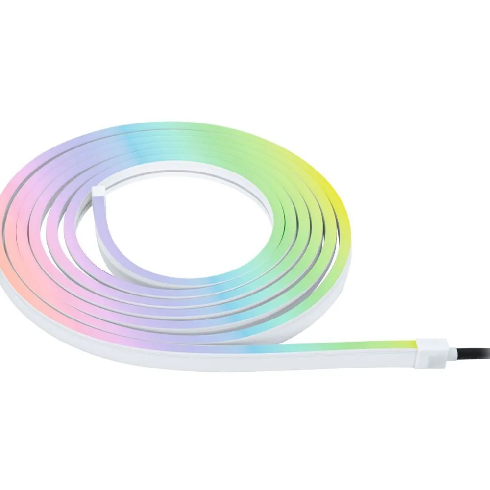 LED-valonauha Plug & Shine Smooth, 5m, Smart Home Zigbee 3.0, IP67, RGBW+, valkoinen Älyvalaisimet Ulos