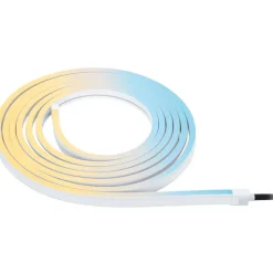 LED-valonauha Plug & Shine Smooth, 5m, Smart Home Zigbee 3.0, IP67, RGBW+, valkoinen Älyvalaisimet Ulos