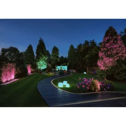 LED-valonauha Plug & Shine Smooth, 5m, Smart Home Zigbee 3.0, IP67, RGBW+, valkoinen Älyvalaisimet Ulos