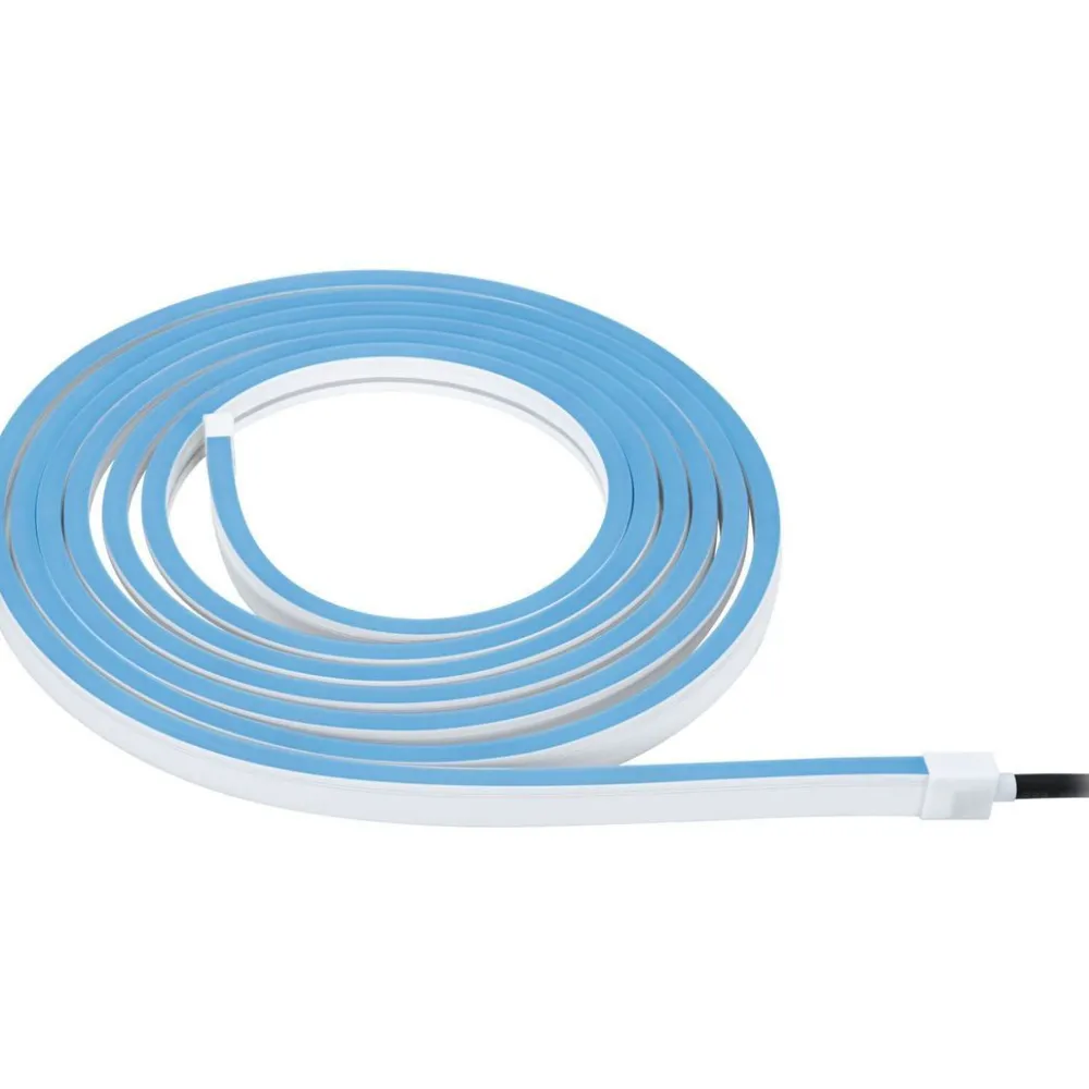 LED-valonauha Plug & Shine Smooth, 5m, Smart Home Zigbee 3.0, IP67, RGBW+, valkoinen Älyvalaisimet Ulos