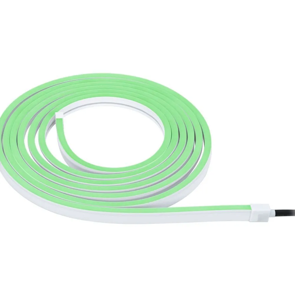 LED-valonauha Plug & Shine Smooth, 5m, Smart Home Zigbee 3.0, IP67, RGBW+, valkoinen Älyvalaisimet Ulos