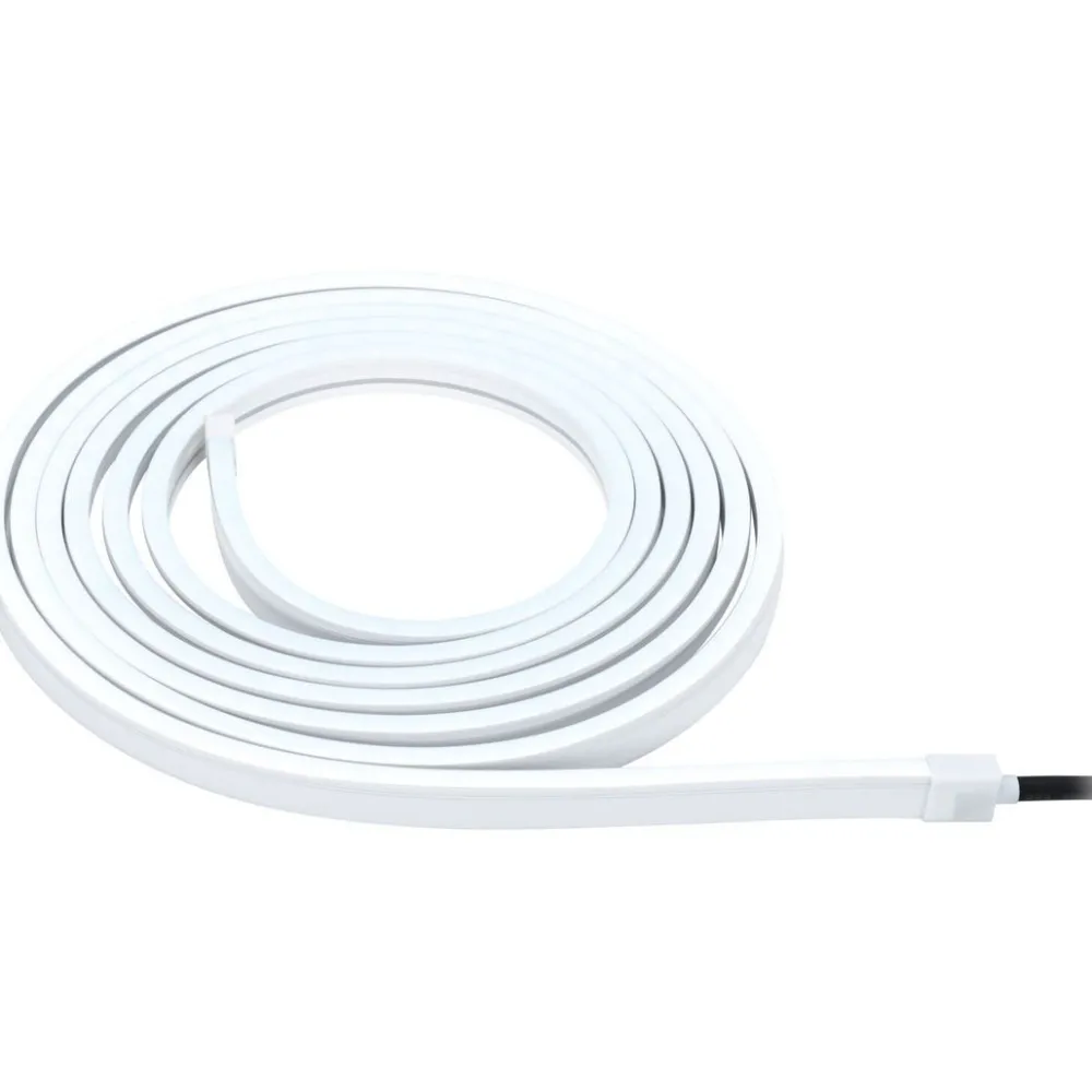 LED-valonauha Plug & Shine Smooth, 5m, Smart Home Zigbee 3.0, IP67, RGBW+, valkoinen Älyvalaisimet Ulos