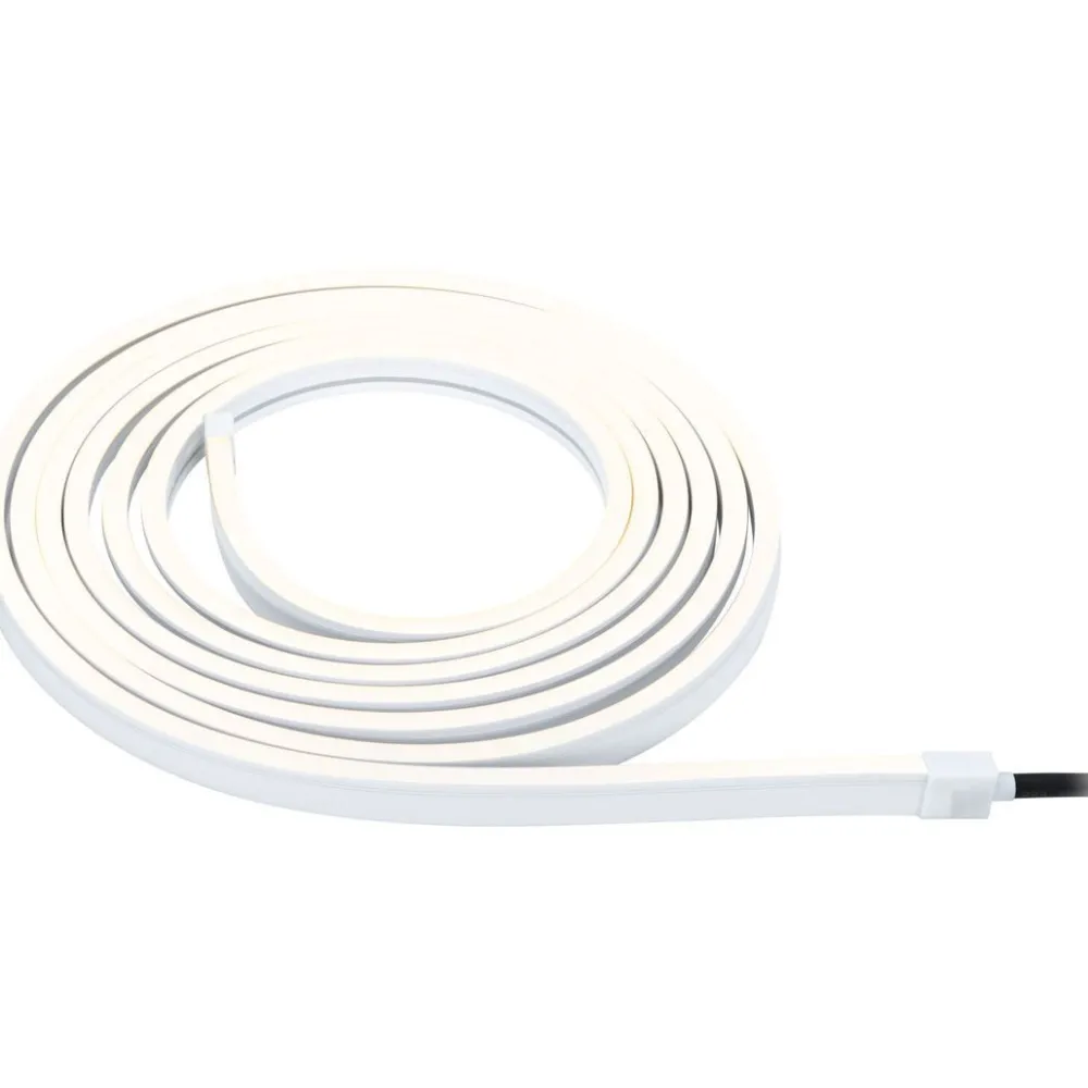 LED-valonauha Plug & Shine Smooth, 5m, Smart Home Zigbee 3.0, IP67, RGBW+, valkoinen Älyvalaisimet Ulos