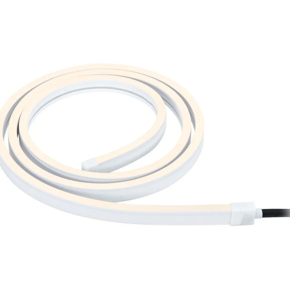 Clearance LED-valonauha Plug & Shine Smooth, 2m, Smart Home Zigbee 3.0, IP67, RGBW+, valkoinen Älyvalaisimet Ulos